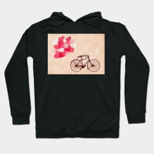 Heart-Shaped Balloons and Bicycle Hoodie